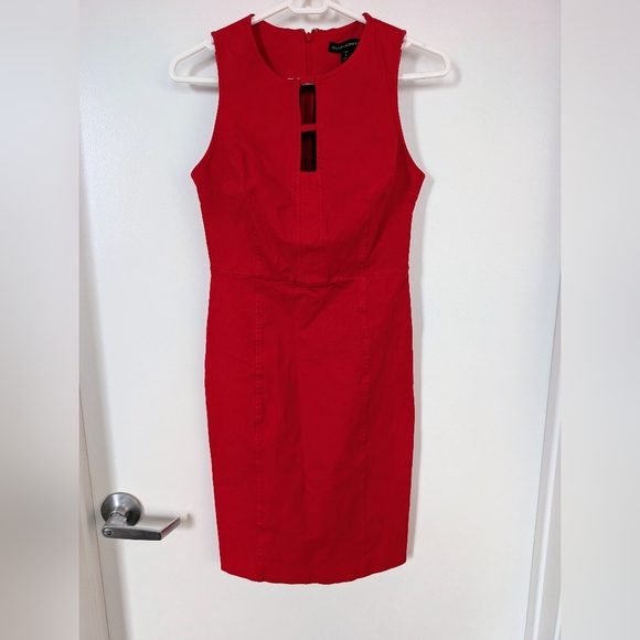 Banana Republic Dresses & Skirts - Gap BodyCon Midi Dress Red Size 4  Petites Party NYE
